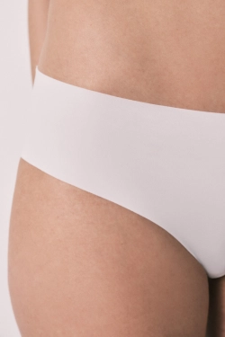 Белые трусики-кюлоты из микрофибры clean cut