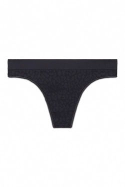 Бесшовные трусы-стринги с анималистичным принтом