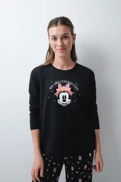 Длинная хлопковая пижама Minnie Halloween