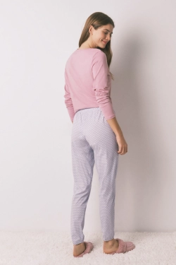 Хлопковые штаны с геометрическим принтом