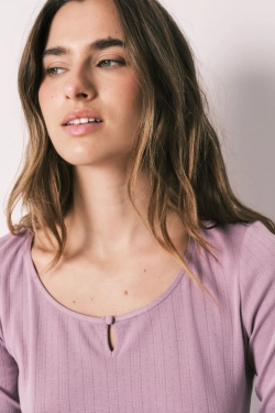 Піжама довга рожева з квітковим принтом