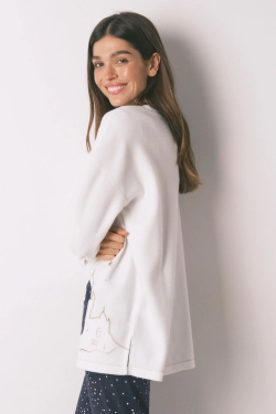 Довга флісова піжама з принтом "Hogwarts"