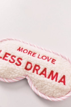 Маска для сну з написом