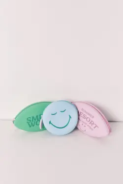 Синий силиконовый кошелек SmileyWorld®