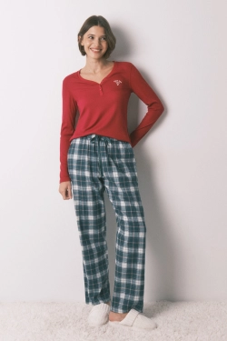 Футболка с длинными рукавами и вафельной текстурой