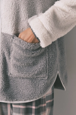 Халат міді Stitch із флісу