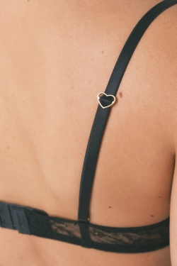 PRETTY Бюстгальтер без підкладки з чорного мережива