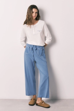 Штани капрі зі 100% бавовни