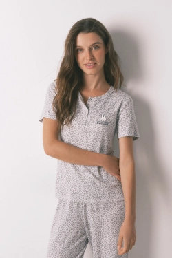 Мягкая пижама Miffy с анималистичным принтом