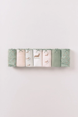 Набір із 7 трусиків-бразиліана із бавовни