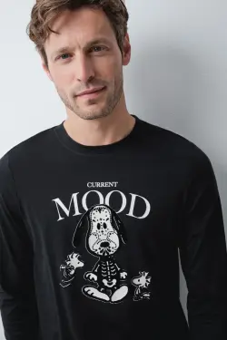 Длинная хлопковая пижама Snoopy Halloween