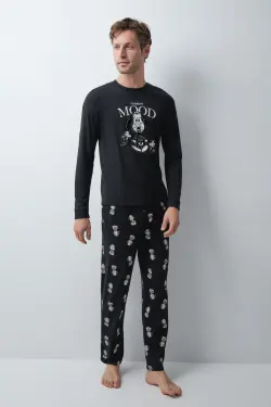Длинная хлопковая пижама Snoopy Halloween