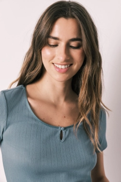 Зелена піжама з принтом у смужку