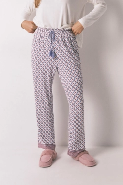 Длинные широкие брюки из мягкого трикотажа