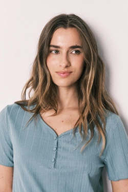 Зеленая пижама с коротким рукавом