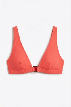 Бикини топ халтер оранжевый
