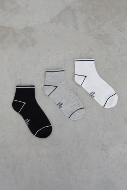 Шкарпетки короткі з технологічної тканини, 3 шт