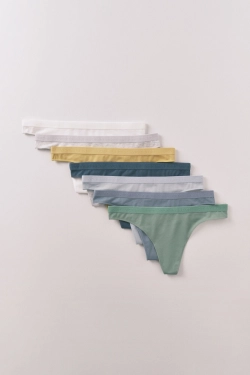 Набор из 7 трусиков-танга super soft с логотипом
