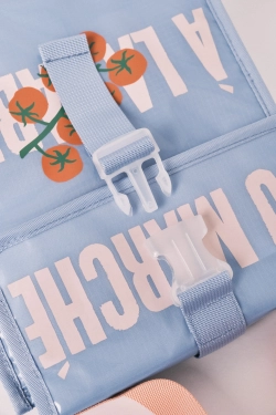 Синя термосумка для ланчу