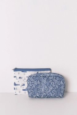 Набор из 3 косметичек с разными принтами