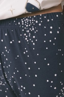 Бавовняна піжама Hogwarts з люрексом