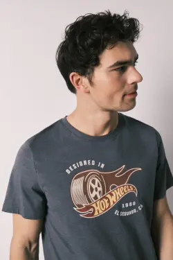Мужская короткая хлопковая пижама Hotwheels