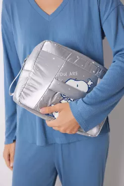 Нейлонова середня косметичка Snoopy