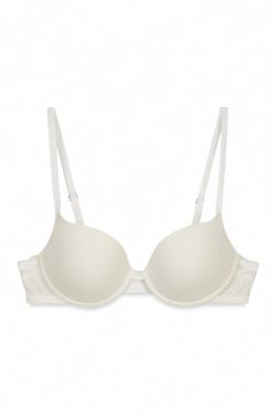 BEAUTIFUL класичний бюстгальтер в смужку, білий