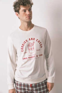 Чоловіча бавовняна піжама в клітинку