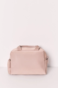 Коричнева велика дорожня косметичка