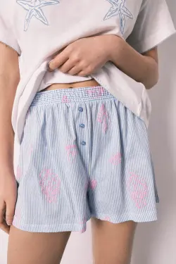 Коротка бавовняна піжама Family Collection