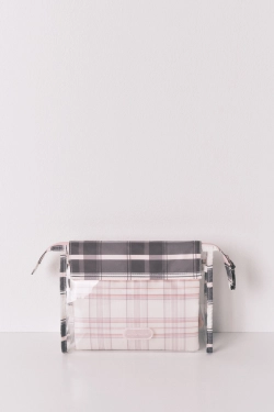 Набір із 3 косметичок Stitch у клітинку