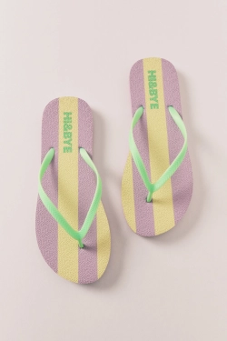 Вьетнамки в разноцветную полоску