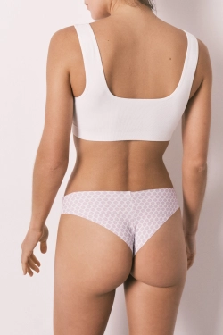 Трусики-бразиліана clean cut із квітковим принтом