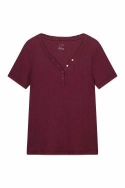 Футболка в рубчик з коротким рукавом