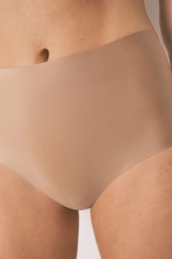 Коричневі труси clean cut з високою талією