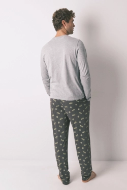 Довга чоловіча піжама 100% бавовна Халк