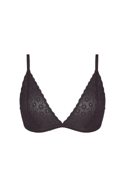 NATURAL Чорний мереживний бюстгальтер