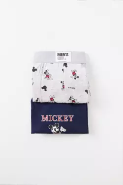 Набор из 2 пар хлопковых трусов-боксеров Mickey