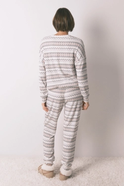 Длинная пижама из теплого мягкого трикотажа Mickey