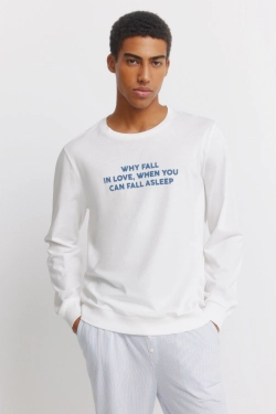 Піжама з бавовни з написом