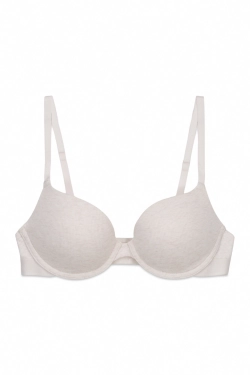 GORGEOUS Бавовняний бюстгальтер push-up у рубчик