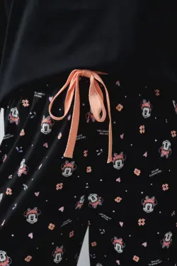 Длинная хлопковая пижама Minnie Halloween