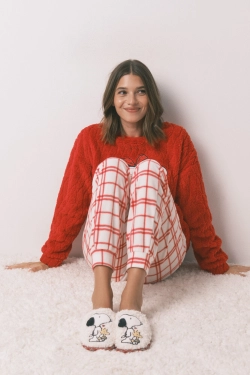 Домашні капці зі штучного хутра Snoopy