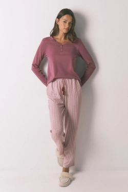 Футболка с длинным рукавом из хлопкового трикотажа