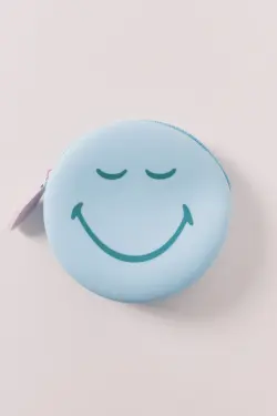 Синий силиконовый кошелек SmileyWorld®