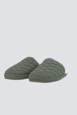 Стеганые тапочки без задника