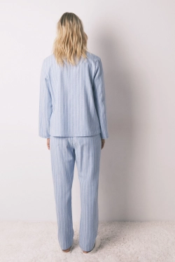 Класична бавовняна піжама в смужку