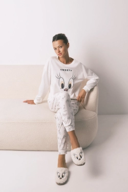 Довга піжама Tweety Bird з бавовни