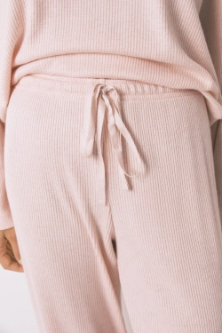 Длинная пижама в рубчик